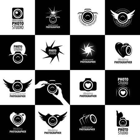 Vector logo template for a photographer or studioのイラスト素材