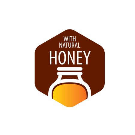 Honey emblem template. Vector illustration. Design elementのイラスト素材