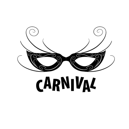 Abstract emblem template carnival or festival. Vector illustrationのイラスト素材