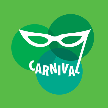 Abstract emblem template carnival or festival. Vector illustrationのイラスト素材