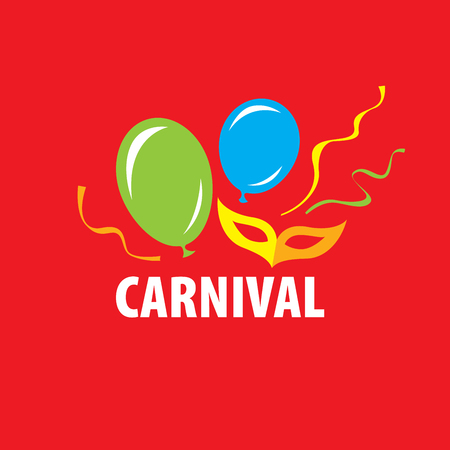 Abstract emblem template carnival or festival. Vector illustrationのイラスト素材