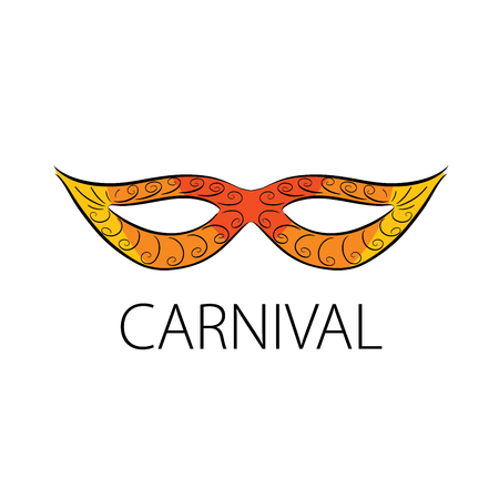 Abstract emblem template carnival or festival. Vector illustrationのイラスト素材