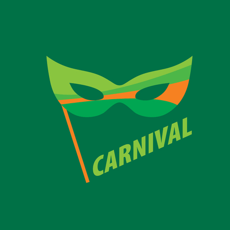 Abstract emblem template carnival or festival. Vector illustrationのイラスト素材