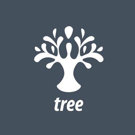 Tree emblem template. Abstract vector illustration. Plantのイラスト素材