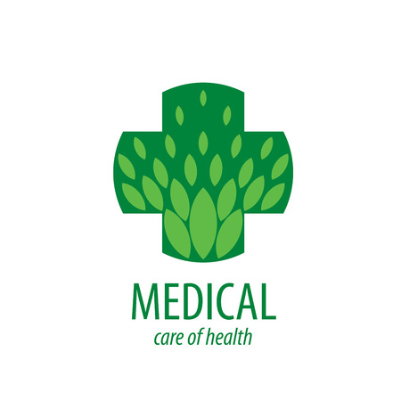 Cross logo for medicine and pharmacy. Vector illustrationのイラスト素材