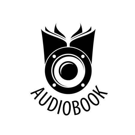 Abstract pattern audiobooks. Illustration vector iconのイラスト素材