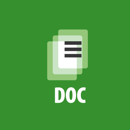 Vector logo for the records. Illustration notepadのイラスト素材