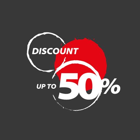 Pattern abstract icon for discounts. Vector illustrationのイラスト素材
