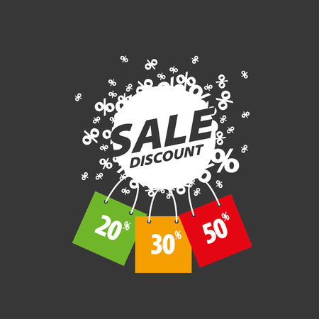 Pattern abstract icon for discounts. Vector illustrationのイラスト素材