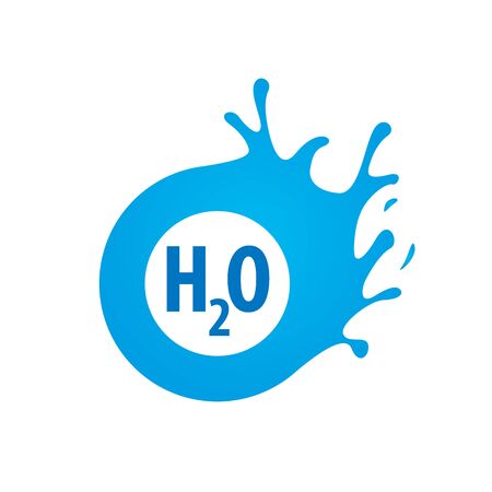 abstract template for water. illustrationのイラスト素材