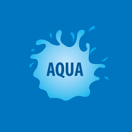 abstract template for water. illustrationのイラスト素材