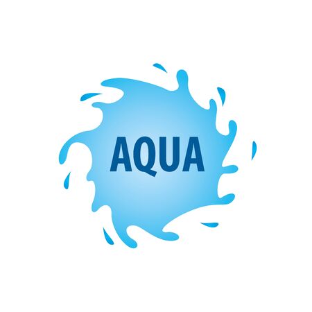 abstract template for water. illustrationのイラスト素材