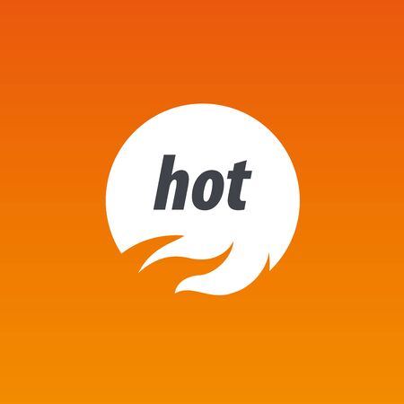 template fire. Vector illustration of a flameのイラスト素材