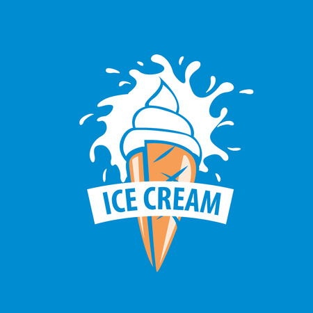 ice cream design template. Vector illustrationのイラスト素材