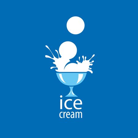 ice cream design template. Vector illustrationのイラスト素材