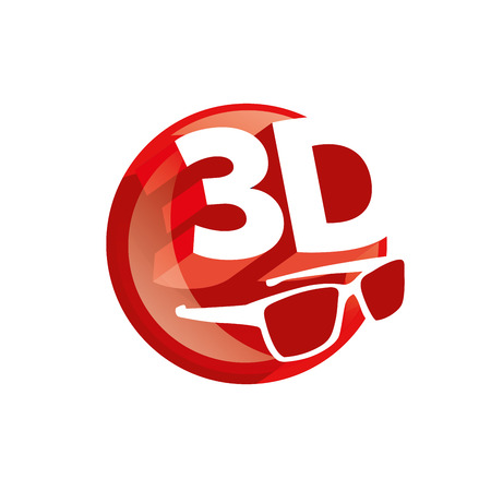 3d design template. Vector illustration of iconのイラスト素材