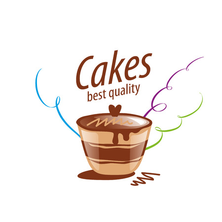Cake   design template. Vector illustration of iconのイラスト素材