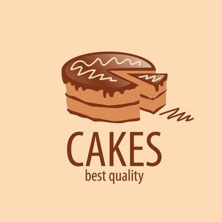 Cake   design template. Vector illustration of iconのイラスト素材