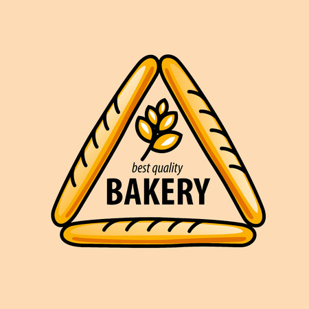 design template bread. Vector illustration of iconのイラスト素材