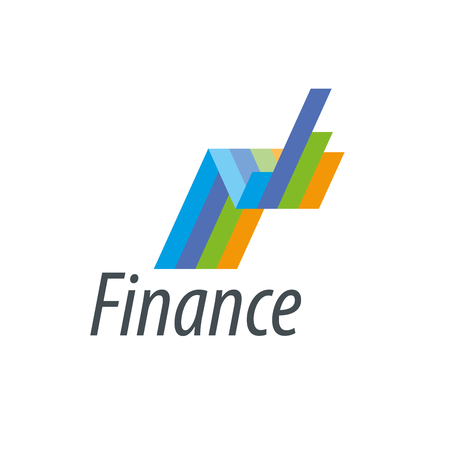 Finance logo design template. Vector illustration of iconのイラスト素材
