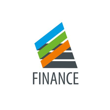 Finance logo design template. Vector illustration of iconのイラスト素材