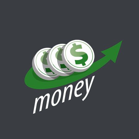 money logo design template. Vector illustration of iconのイラスト素材