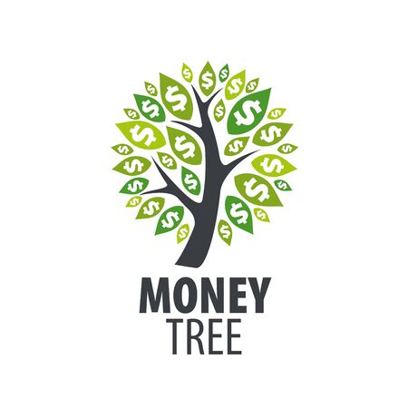 design template money tree. Vector illustrationのイラスト素材