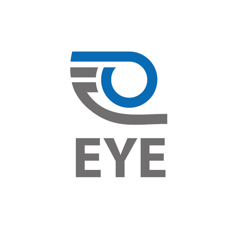 logo design template eye. Vector illustration of iconのイラスト素材