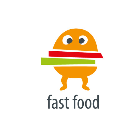 logo design template food. Vector illustration of iconのイラスト素材