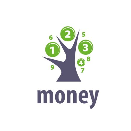 logo design template finance. Vector illustration of iconのイラスト素材