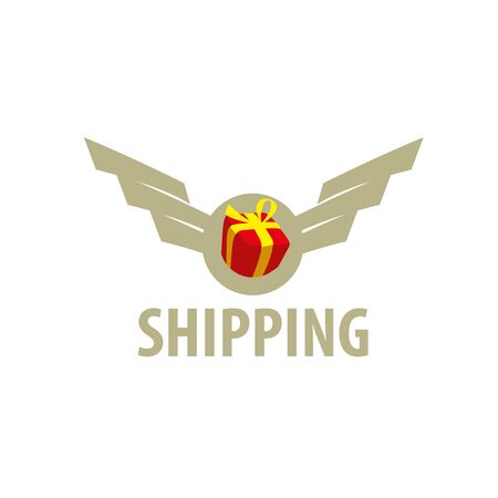 logo design template delivery. Vector illustration of iconのイラスト素材