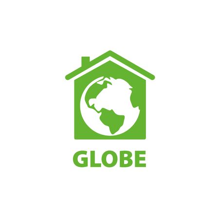 Template design logo globe. Vector illustration of iconのイラスト素材