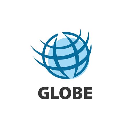 Template design logo globe. Vector illustration of iconのイラスト素材