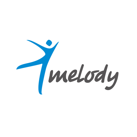 template design logo sound. Vector illustration of iconのイラスト素材