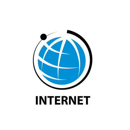 pattern design logo internet. Vector illustration of iconのイラスト素材