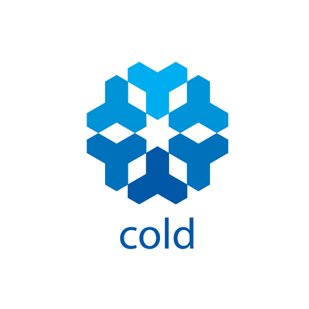 pattern design logo cold. Vector illustration of iconのイラスト素材