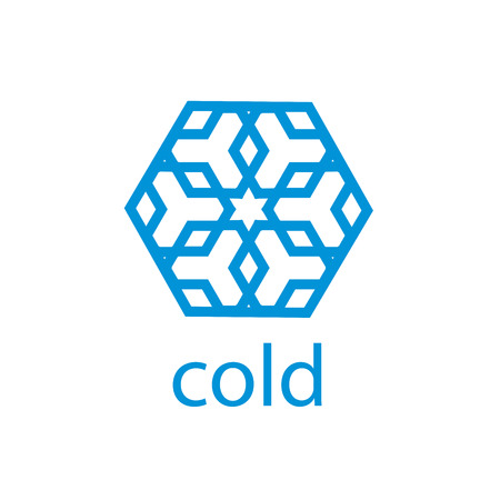 pattern design logo cold. Vector illustration of iconのイラスト素材
