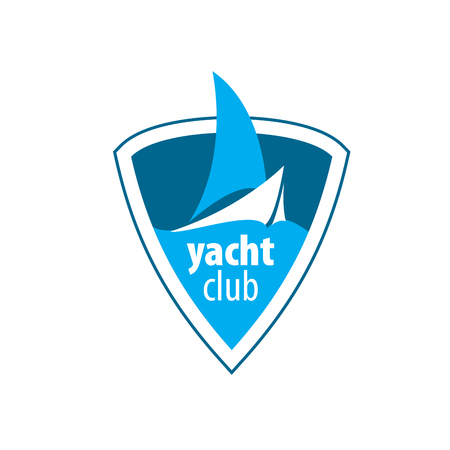 pattern design logo yacht. Vector illustration of iconのイラスト素材
