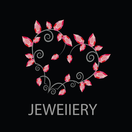 pattern design logo jewel. Vector illustration of iconのイラスト素材