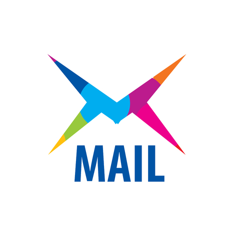 pattern design logo mail. Vector illustration of iconのイラスト素材