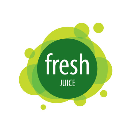 Abstract vector logo for juice. Vector illustrationのイラスト素材