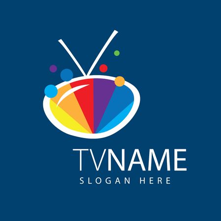 template design tv. illustration of iconのイラスト素材