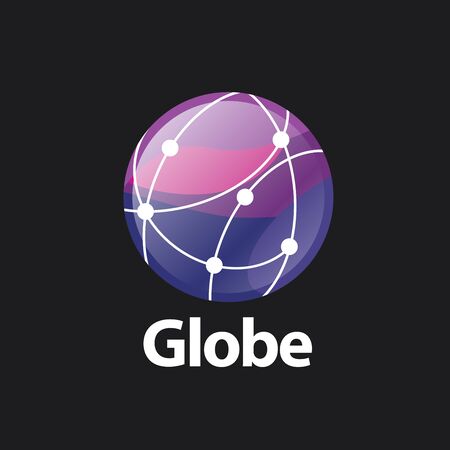 abstract logo Globeのイラスト素材