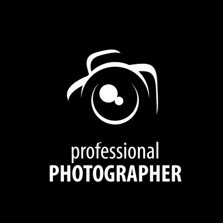 logo camera the photographer. Vector illustration of iconのイラスト素材