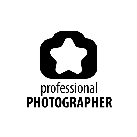 logo camera the photographer. Vector illustration of iconの写真素材