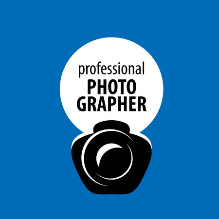 logo camera the photographer. Vector illustration of iconのイラスト素材