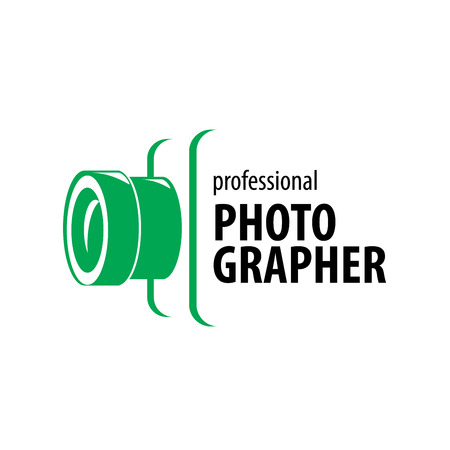 logo camera the photographer. Vector illustration of iconのイラスト素材