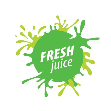 juice splash vector signのイラスト素材
