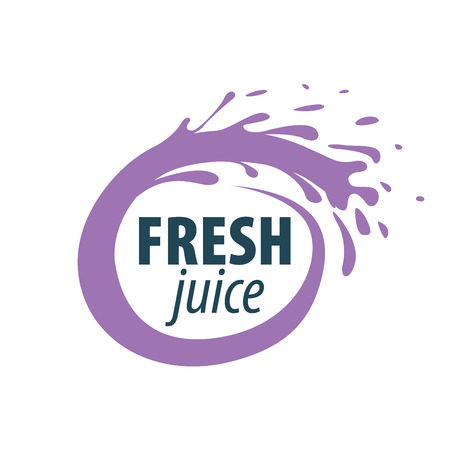 juice splash vector signのイラスト素材