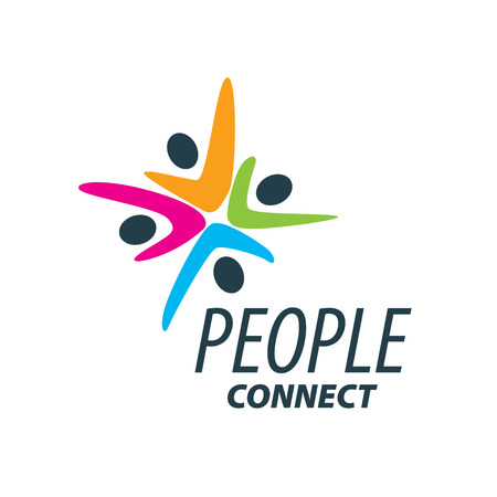 vector logo peopleのイラスト素材